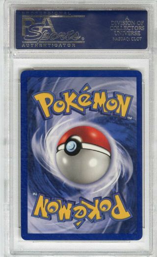 1999 Pokemon Game 1st Edition Holo Alakazam 1 PSA 10 GEM 2