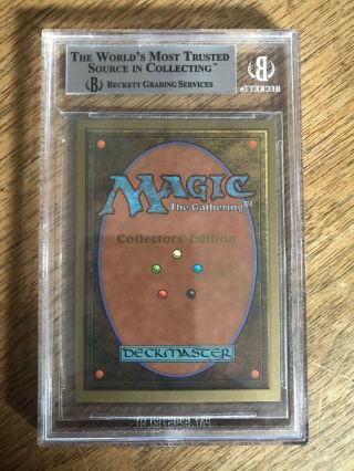 1993 Magic The Gathering MTG Collector ' s Edition Time Walk R B BGS 9 Card 2