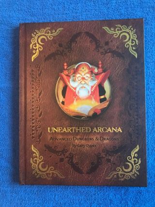 Premium 1st Ed Reprint Unearthed Arcana Ad&d Advanced Dungeons & Dragons