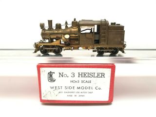 Westside Hon3 Brass West Side Lumber Wslco Heisler No.  3 - Boxed