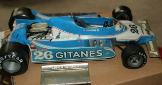 Tamiya J.  Laffite Ligier Gitanes Racing F - 1 Model 1:12,  Built