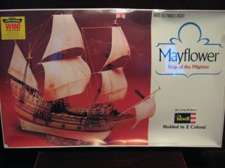 Mib Vinatge " Mayflower " Sail Ship Of The Pilgrims Revell 5602 Model Craft/kit A,