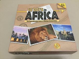 10 Days In Africa Board Game 2003 In Complete