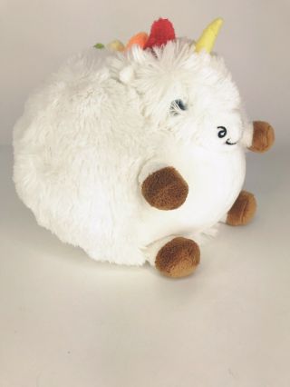 Squishable Rainbow Unicorn Plush Round Pillow Stuffed Animal 23 ' around 8 ' tall 6