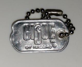 Vintage 1964 Gi Joe Dog Tag W Clasp Marked Bead Chain