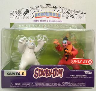 Scooby - Doo Snow Ghost & Ghost Clown Target Exclusive Series 5 Funko Hero World