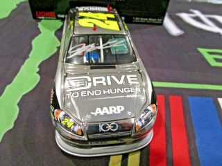 2011 JEFF GORDON AUTOGRAPHED SIGNED 24 100TH CHEV ANNIVERSARY 1/24 CAR.  1/100 2