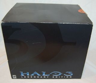 Halo 3 Legendary Edition Master Chief Helmet Box 2 Disc Essentials Set