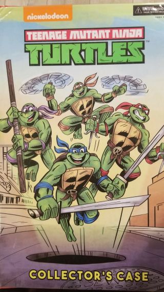 Teenage Mutant Ninja Turtles Sdcc 2017 Action Figure Set W/ Case Neca Authentic