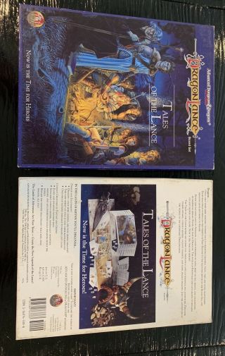 Ad&d: Dragonlance - Tales Of The Lance Box Set - Tsr 1074 - Complete