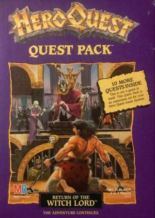 Return Of The Witch Lord,  Milton Bradley,  Heroquest,  Unpunched,  Sprued Figures