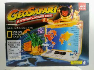 Geosafari Electronic Learning Game Educational Insights Ei - 8865 Incomplete