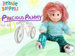 Ty Beanie Bopper - Precious Pammy (13 Inch) - Mwmts Stuffed Girl Doll Toy