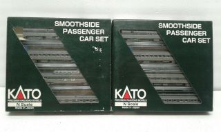 Kato Southern Pacific Lark 8 Car Passenger Set N Scale 106 - 006 A 106 - 1105 B