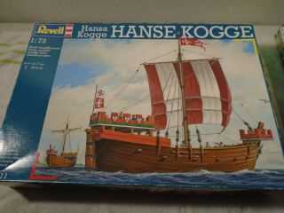 Revell 05411 1/72 - Classic Ships Hanse Kogge Model Kit Unbuilt Plastic