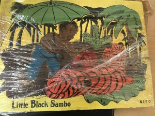 Vintage Sifo Little Black Sambo Wood Puzzle