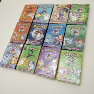 Pokemon 1998 - 1999 Cards 12 Theme Decks In One Set Products Very Rare Wotc