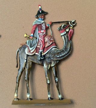 30mm Flat Zinnfiguren Age Of Napoleon French In Egypt Camel Corps Buglar