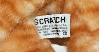 Russ Scratch Kitty Cat Orange Tabby 4