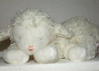 Ty Serena The Sheep Sleeping Baby Lamb Soft Cuddly Lovey Toy 2004
