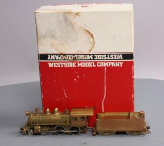 Westside Ho Brass Pennsylvania 4 - 4 - 0 D - 16sb American Steam Locomotive & Tender