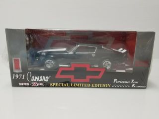1971 Camaro Rs Z28 Black Limited Edition 1/18 Performance Years Enterprises