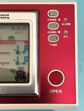 Mario ' s Cement Factory Game And Watch 8
