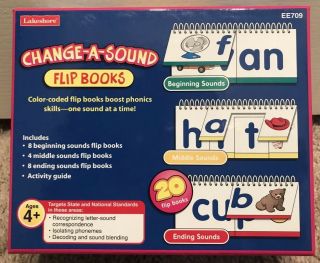 Lakeshore Change A Sound Flip Books Ages 4,