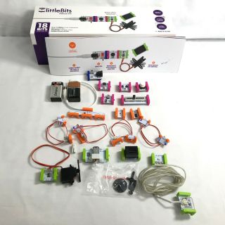 Little Bits Electronics Deluxe Kit 18 Bits Module Opened Box,  Barely