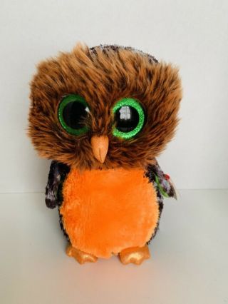 Ty Beanie Boos Midnight The Halloween Owl 9 "