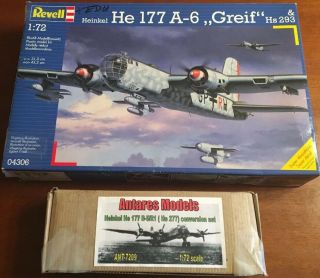 Heinkel He 177 A - 6 Greif - 1//72 Scale Revell & Antares Conversion & Eduard