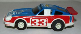 Tyco 440x2 Bob Sharp Datsun 280 - Zx Slot Car,  White/blue/red 33