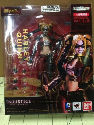 Bandai S.  H.  Figuarts Harley Quinn Injustice Version Dc Comics Action Figure