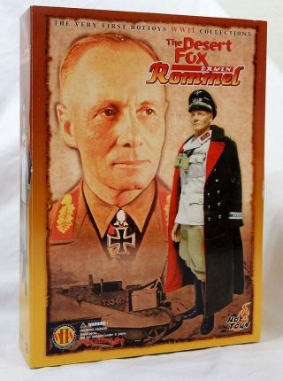 2001 Hot Toys 12 " Wwii German Desert Fox Erwin Rommel 1:6 Action Figure
