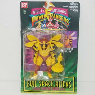1994 Mighty Morphin Power Rangers Evil Space Aliens Stinger Shooting Grumble Bee