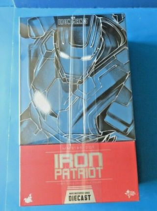 Hot Toys Iron Man 3 Iron Patriot Marvel Mms195 - D01 1/6 Scale Nib