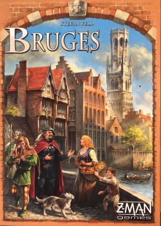 Z - Man Boardgame Bruges Stefan Feld,  Light Play,  All Components,  Extra