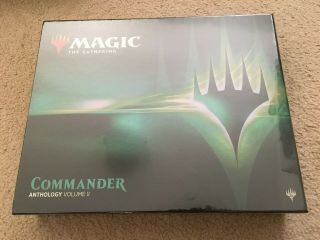 Mtg Magic Commander Anthology 2018 Volume 2 Set 4 Decks Box