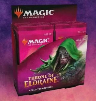 Mtg Throne Of Eldraine Collector Booster Box Ships Priority Oct 4