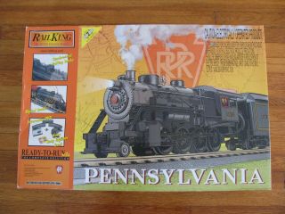 Mth Rail King Pennsylvania 2 - 8 - 0 Madison Passenger Set W/ Proto 2.  0 30 - 4137 Ex