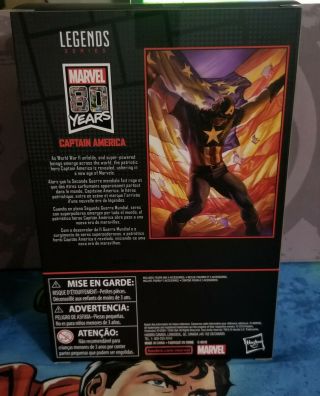 Marvel Legends Series 80th Anniversary Captain America Walmart Exclusive 2