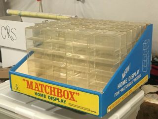 Matchbox Store Display Set,  Includes 28 Interlocking Clear Home Display Boxes
