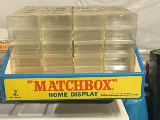 Matchbox Store Display set,  includes 28 interlocking clear home display boxes 2