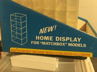 Matchbox Store Display set,  includes 28 interlocking clear home display boxes 4