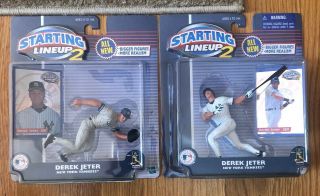 Two Starting Line Up 2 Derek Jeter York Yankees Action Figures