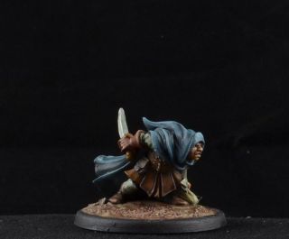 Painted Dar Dimplefoot,  Halfling Thief From Reaper Miniatures D&d Rogue
