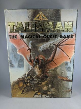Talisman The Magical Quest Board Game 2nd Edition 1985 Complete? With Expansions