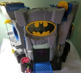 Huge Folding Batman Bat Cave Playset W/ Joker Figure Fisher - Price Imaginext