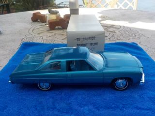 Mpc 1975 Chevrolet Caprice Classic Dealer Promotional Model In Bright Blue