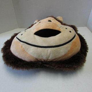 Pillow Face Lion Plush Soft Throw Pillow Brown Cuddly Stuffed Animal 6